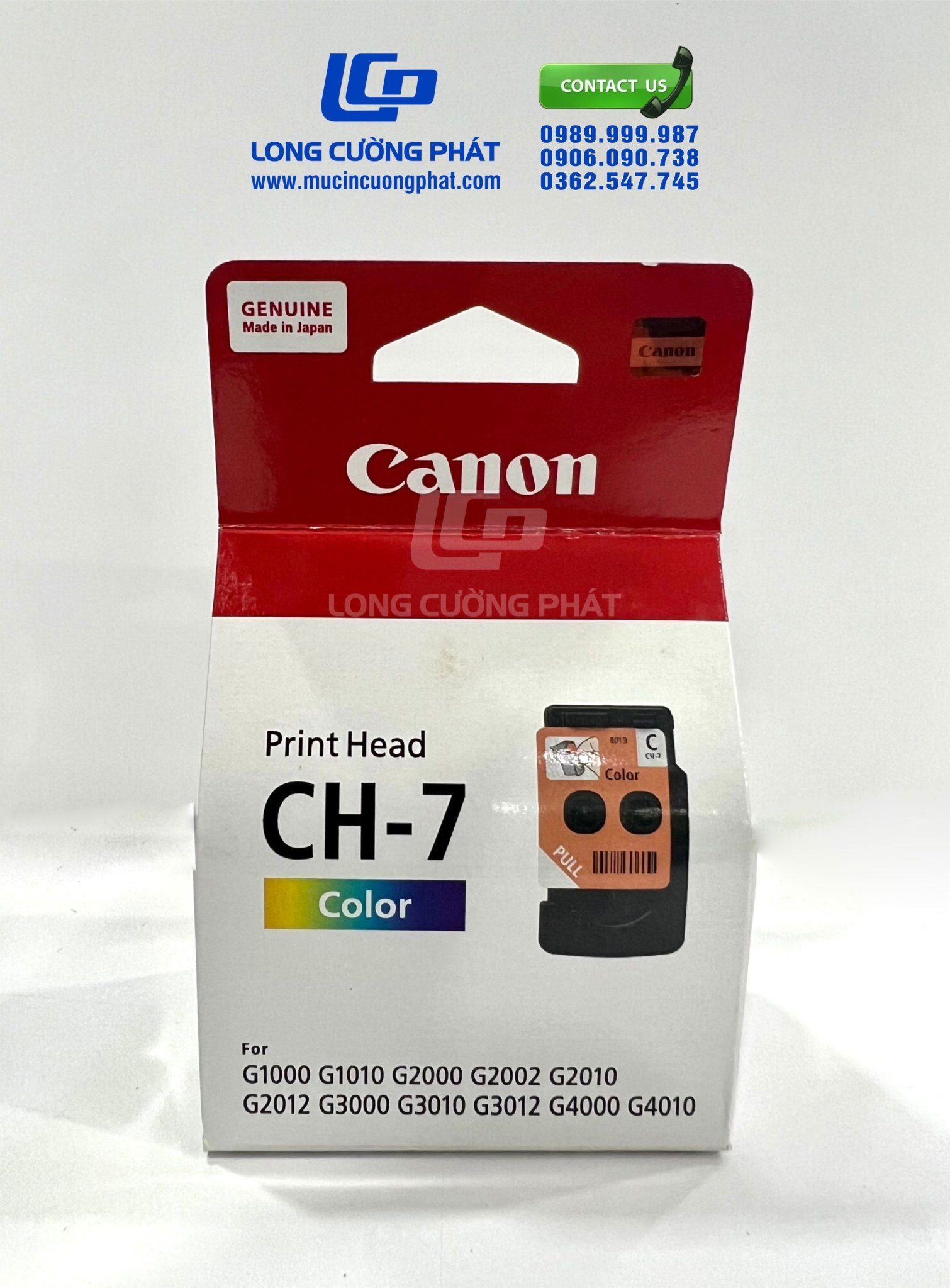 Đầu phun máy in Canon G1010 - G2010 - G3010 ( CH-7 )