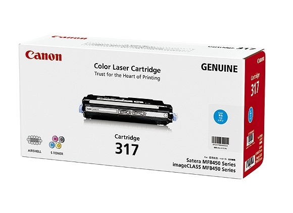 Mực in Mực xanh Laser màu Canon Cartridge-317C