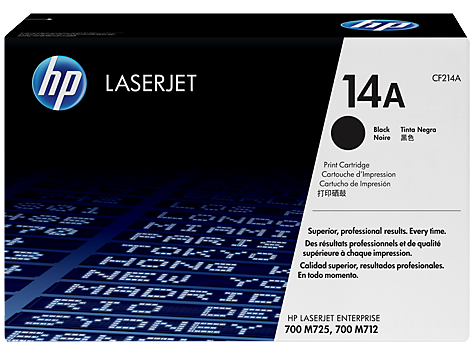 Mực in HP 14A Black Original LaserJet Toner Cartridge (CF214A)