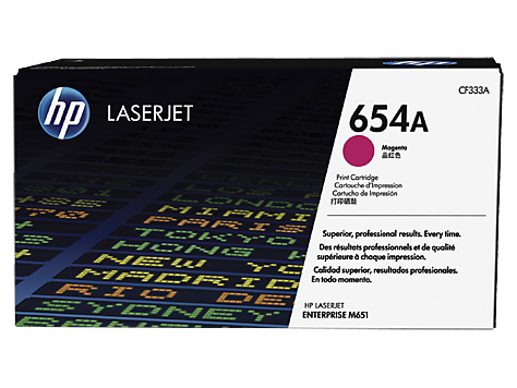 Mực in Laser màu đỏ HP 654A Magenta Original LaserJet Toner Cartridge (CF333A)