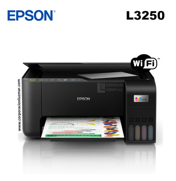 Máy in phun màu Epson Ecotank L3250 wifi, in scan, copy màu