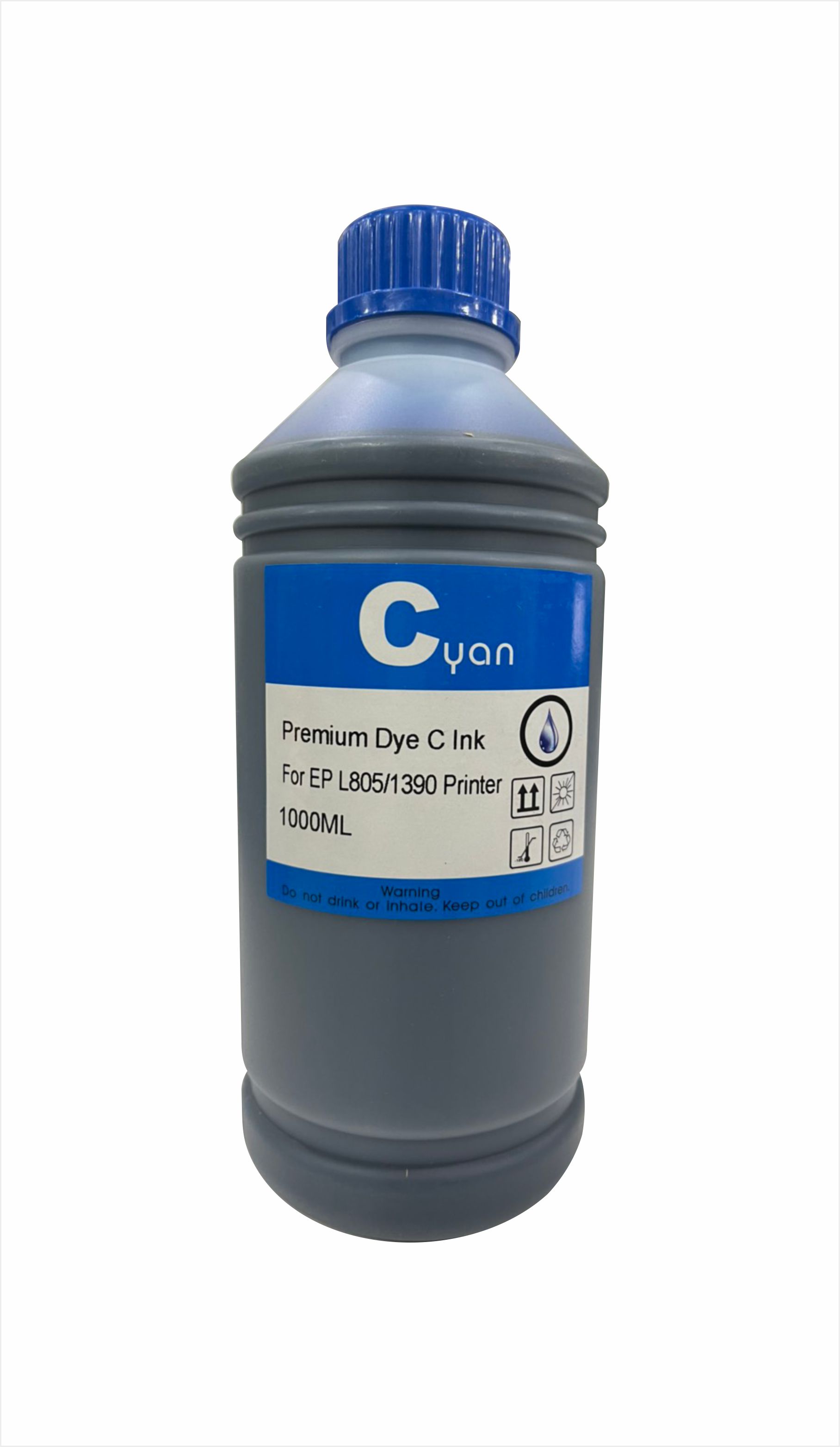 Mực Dye Premium Epson 1000ml màu Xanh