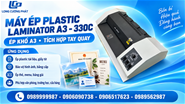 Máy ép plastic Laminator A3, YG-330C cao cấp