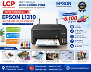 Máy in phun màu Epson ecotank L1310 New